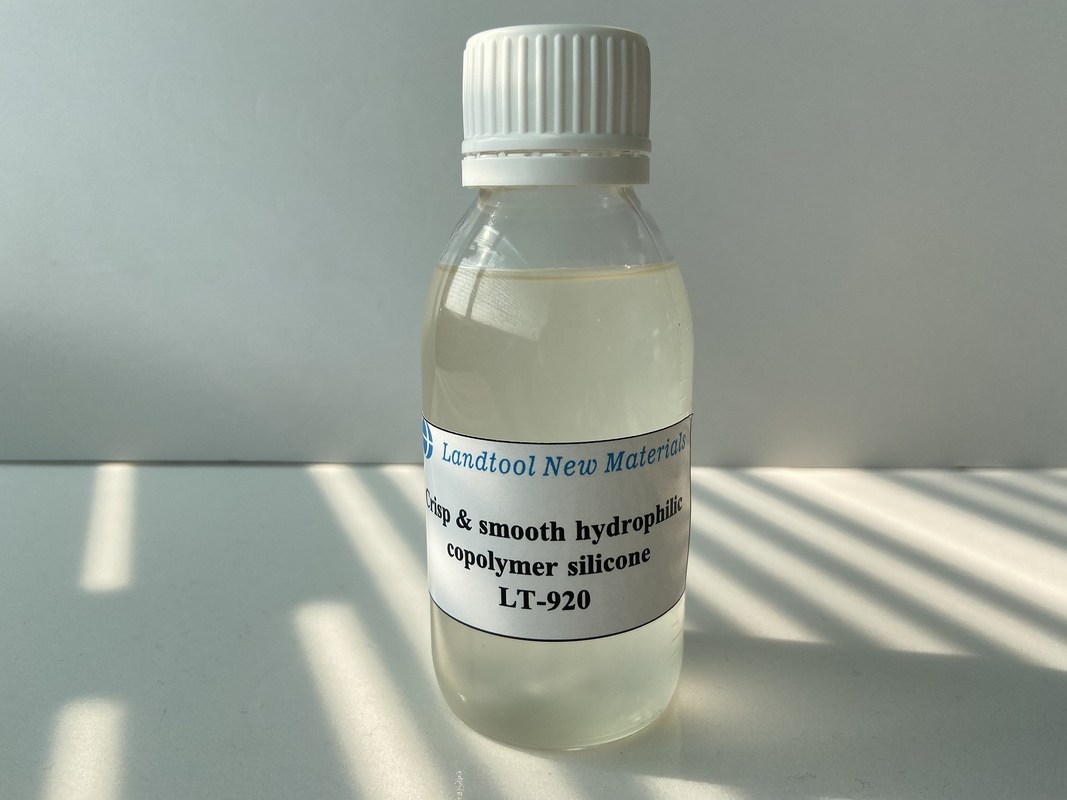 Excellent Crisp & Plump Effect Silicone Oil Emulsifier Transparent Liquid