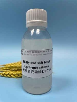 Fluffy Soft Block Copolymer Weak Cationic Silicone Emulsion With High Concentration