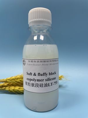 Block Copolymer Soft Fluffy Silicone Emulsion Great Comprehensive Handfeel Stability