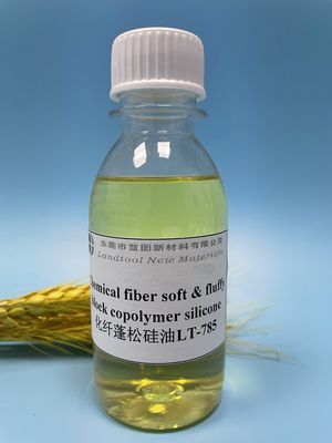 Chemical Fiber Soft Fluffy Block Copolymer Silicone Emulsion Weak Cationic