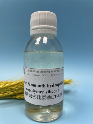 Organosilicon Compound Hydrophilic Softener Pale Yellow Transparent Viscous Liquid APEO